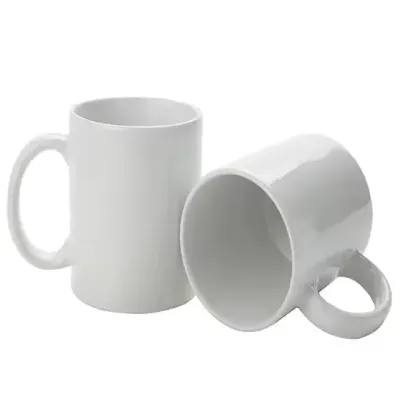 Sublimation Shiny White Ceramic Mugs 