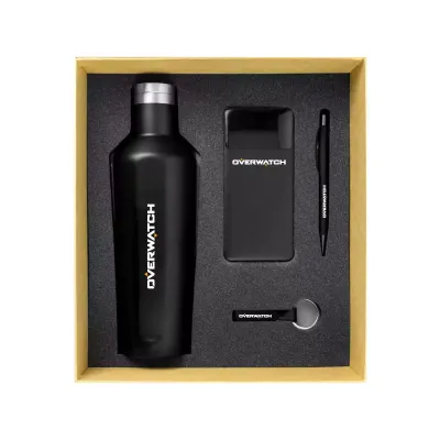 Black Theme Gift Sets in Cardboard Gift Box