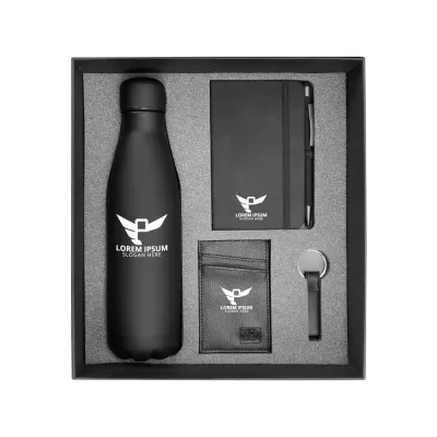 Promotional Gift Sets in Black Cardboard Gift Box