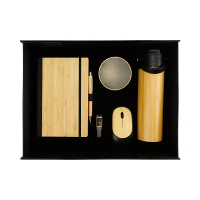 Eco-Friendly Gift Sets in a Black Cardboard Box