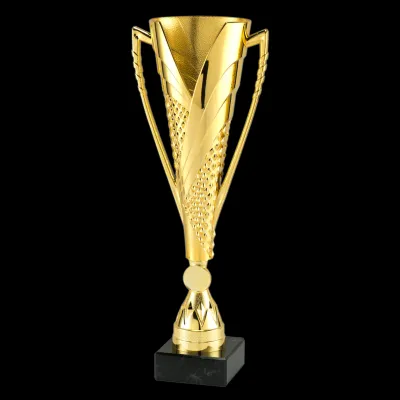 Gold Plastic Trophy With Black Base