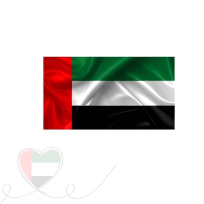 UAE Flag Satin Material 