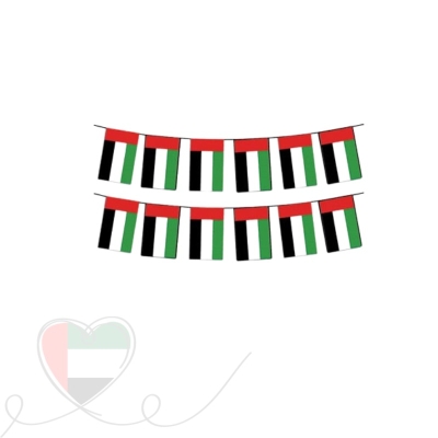 UAE National Day 32pcs String Flags