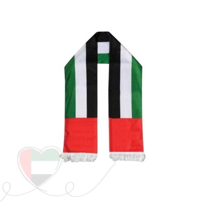 UAE Flag Satin Scarf 