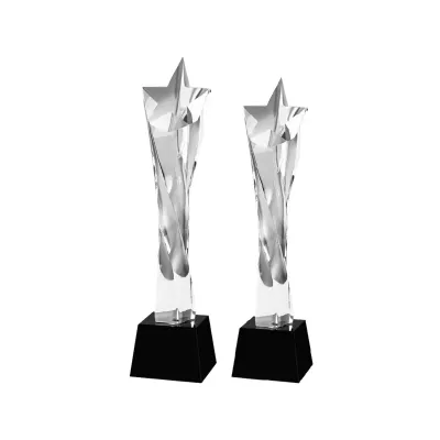 Crystal Awards with Silver 