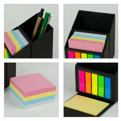 Atlantis Foldable Memo Pad Sets with Stationery and Pen Holder