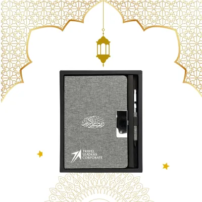 Promotional Ramadan Notebook and Pen Gift Sets 