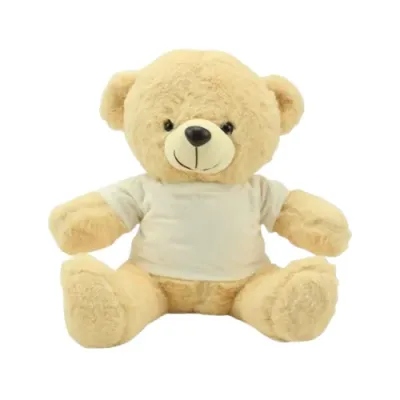 Promotional Teddy Bear Toys with Printable White Tshirt