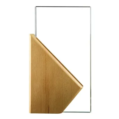 Rectangle Wooden Crystal Awards in Hardboard Box