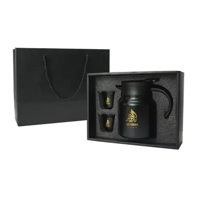 Arabic Tea & Coffee Pot with Cups Set 1000 ml