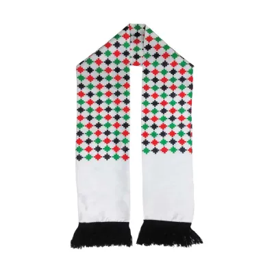  UAE Flag Knitted Scarf