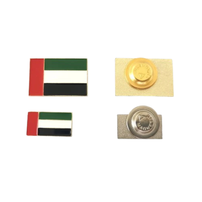 UAE Flag Metal Badges Rectangle