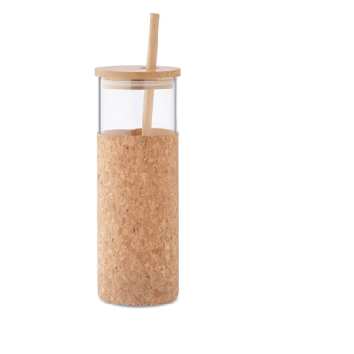 Borosilicate Glass Tumbler with Bamboo Lid