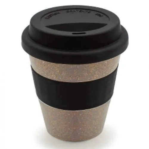 Promotional Bamboo Fiber Cups with Silicone lid OR  Band