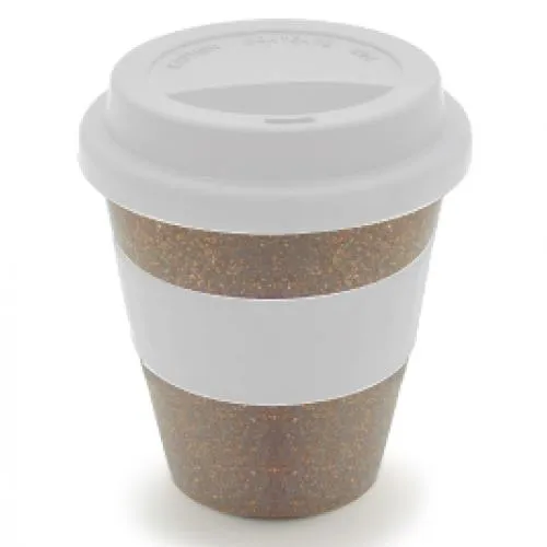 Promotional Bamboo Fiber Cups with Silicone lid OR  Band