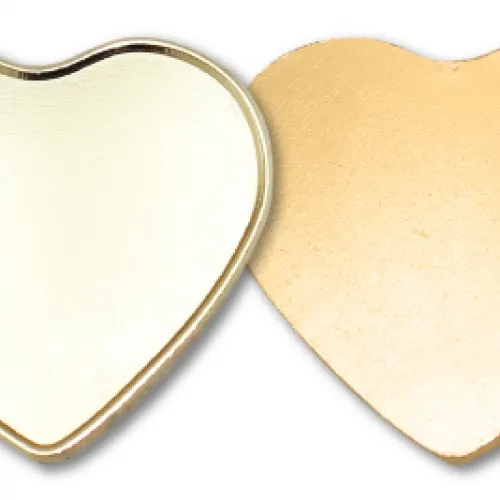 Heart Shape Metal Badges