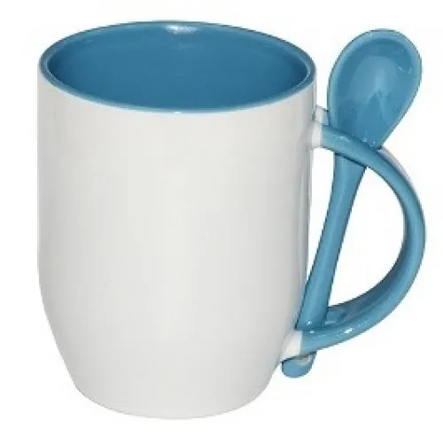 Sublimation Mugs with Spoon 