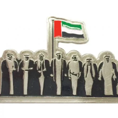 Round Magnet with National Day Badges