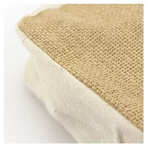 Jute With Cotton Zipper Pouch PCH-006