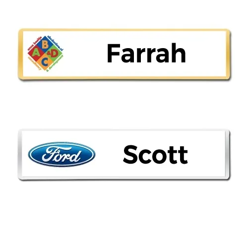 Two tone Name Badges 2088