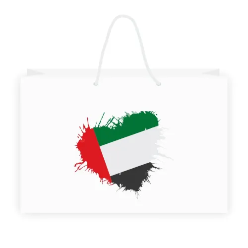 UAE National Day Laminated Paper Bag 