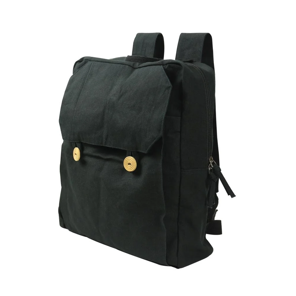 Black store cotton backpack