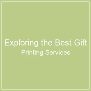 Exploring the Best Gift Printing Services Near Sharjah: Spotlight on Elzit