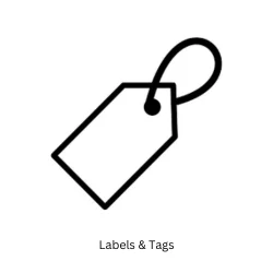 Commercial and industrial labels and tags                        